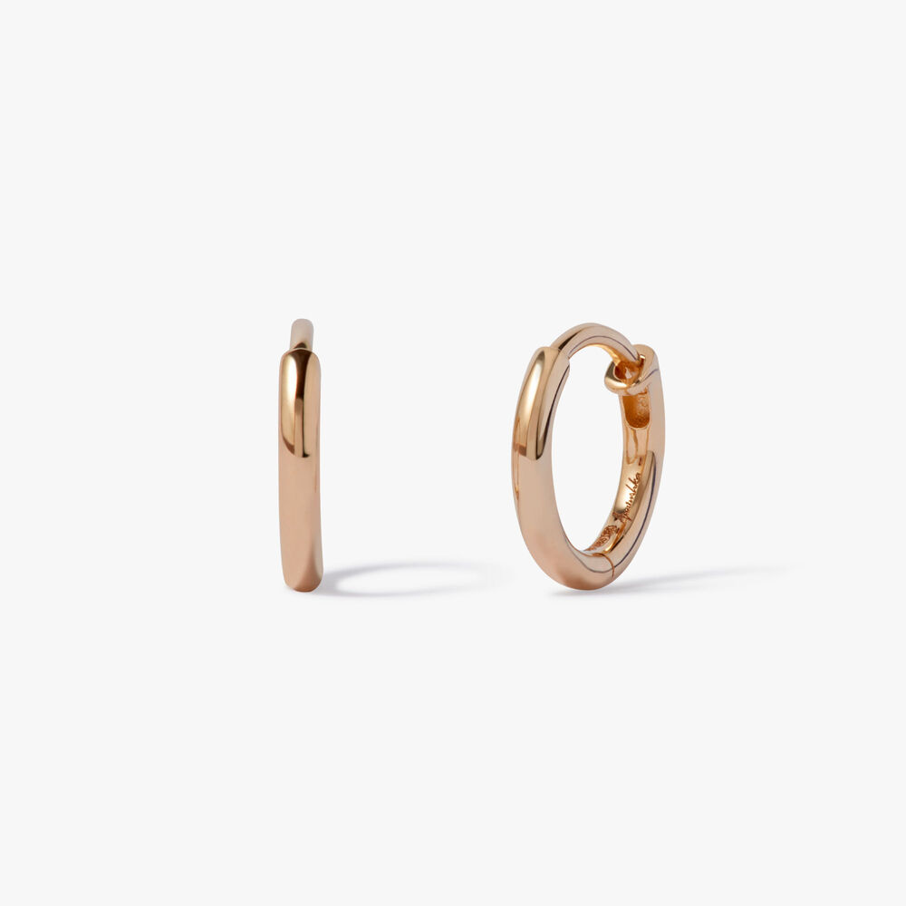 14ct Yellow Gold Small Hoop Earrings | Annoushka jewelley